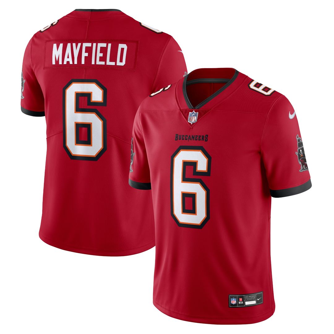 Baker Mayfield Tampa Bay Buccaneers Nike Vapor Untouchable Limited Jersey - Red Official NFL Team Apparel Football Fan Gear