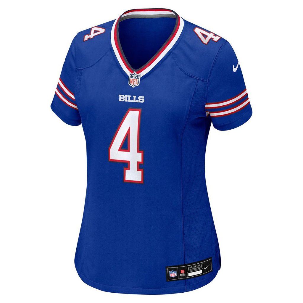 James Cook III Buffalo Bills Nike Women's Team Game Jersey - Royal Official NFL Team Apparel Football Fan Gear