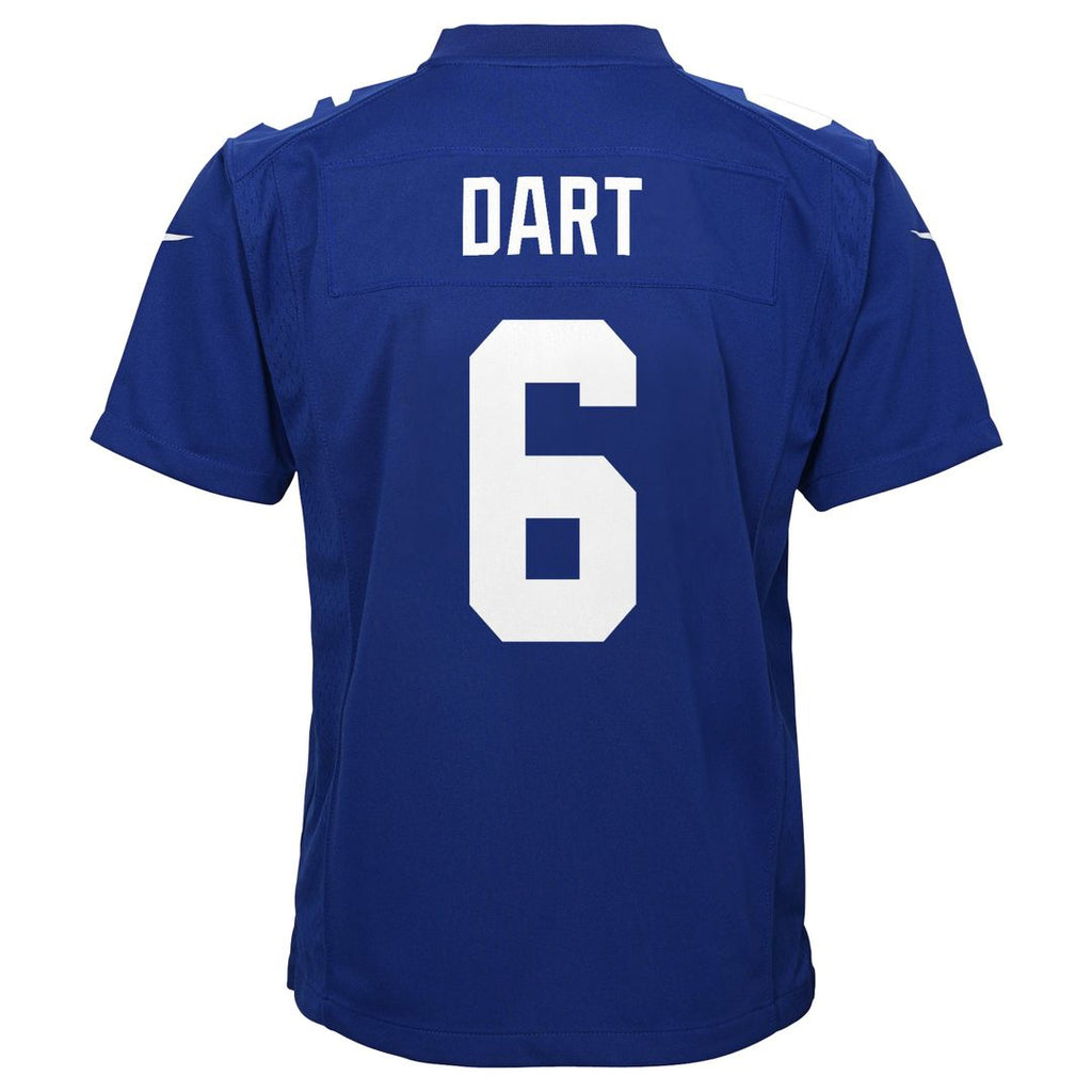 Jaxson Dart New York Giants Nike Youth Team Game Jersey - Royal Official NFL Team Apparel Football Fan Gear