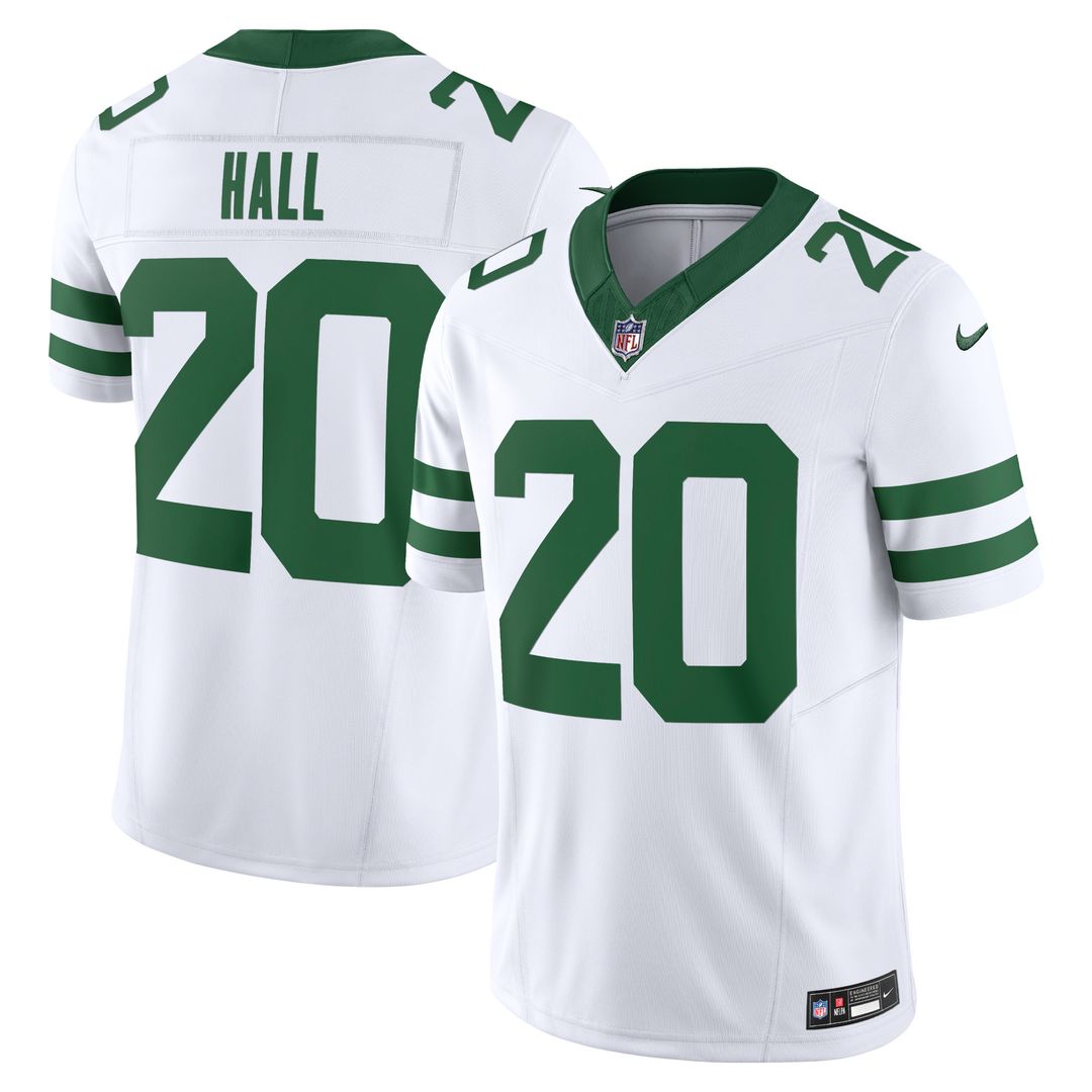 Breece Hall New York Jets Nike Vapor F.U.S.E. Limited Jersey - Legacy White Official NFL Team Apparel Football Fan Gear