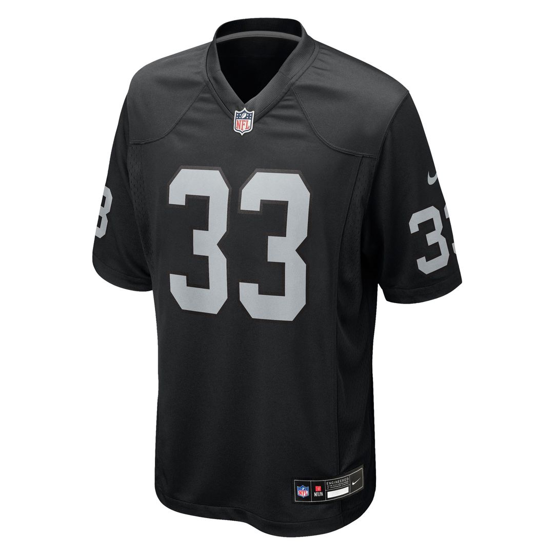 Jamal Adams Las Vegas Raiders Nike Team Game Jersey - Black Official NFL Team Apparel Football Fan Gear