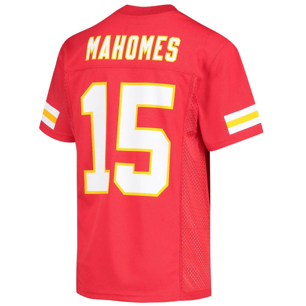 Patrick Mahomes Kansas City Chiefs Youth Replica Player Jersey - Red Official NFL Team Apparel Football Fan Gear
