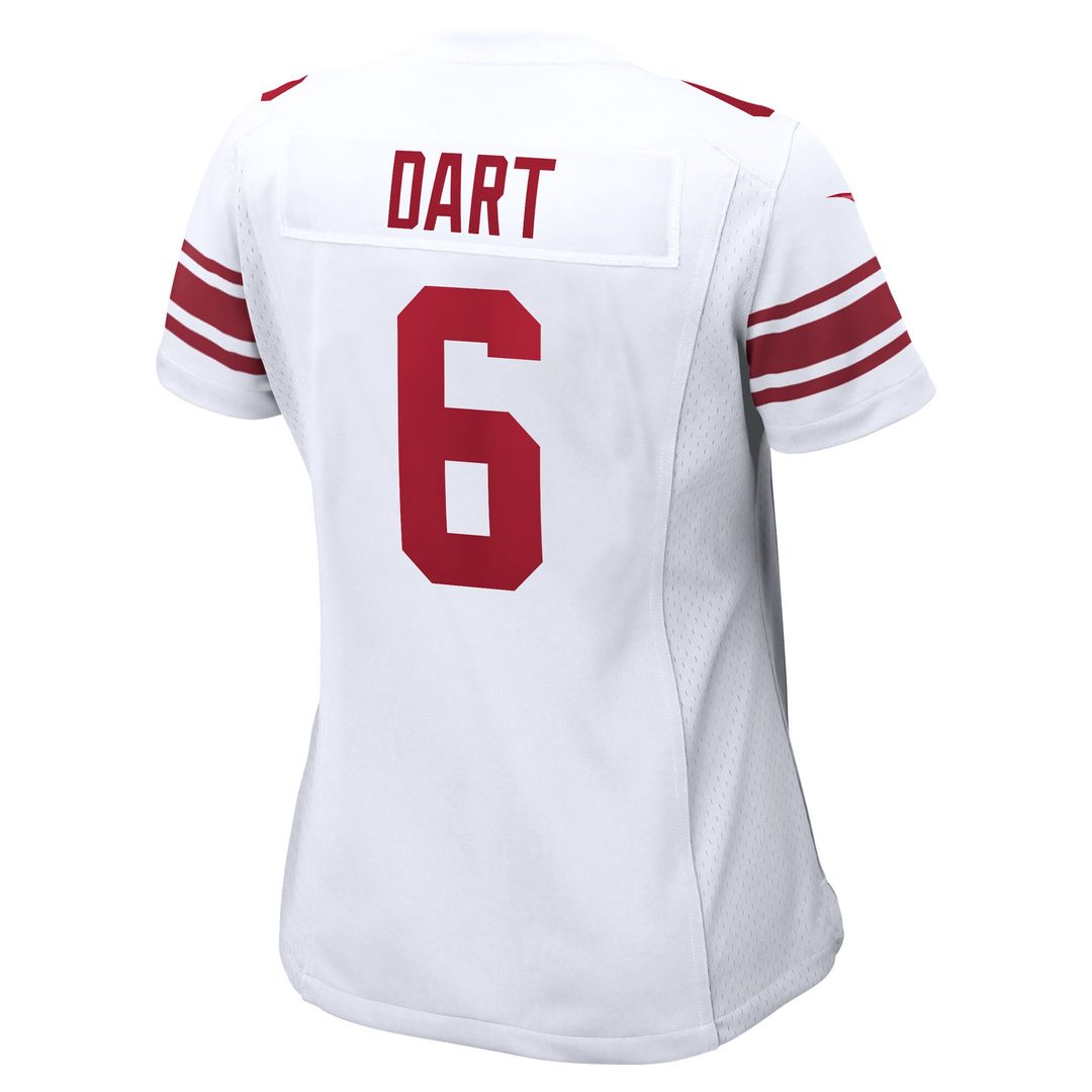 Jaxson Dart New York Giants Nike Women's Game Jersey - White Official NFL Team Apparel Football Fan Gear