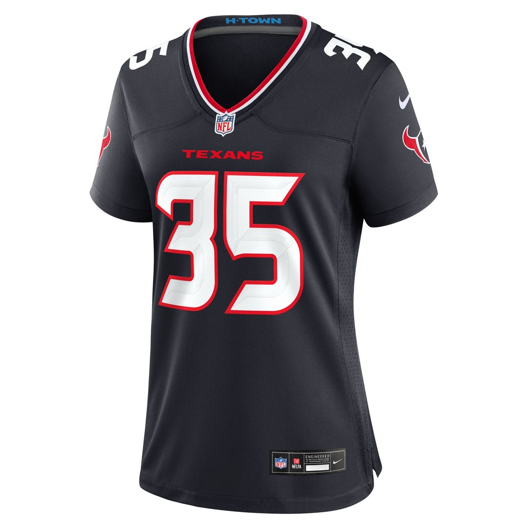 Jake Hansen Houston Texans Nike Women's Team Game Jersey - Navy Official NFL Team Apparel Football Fan Gear