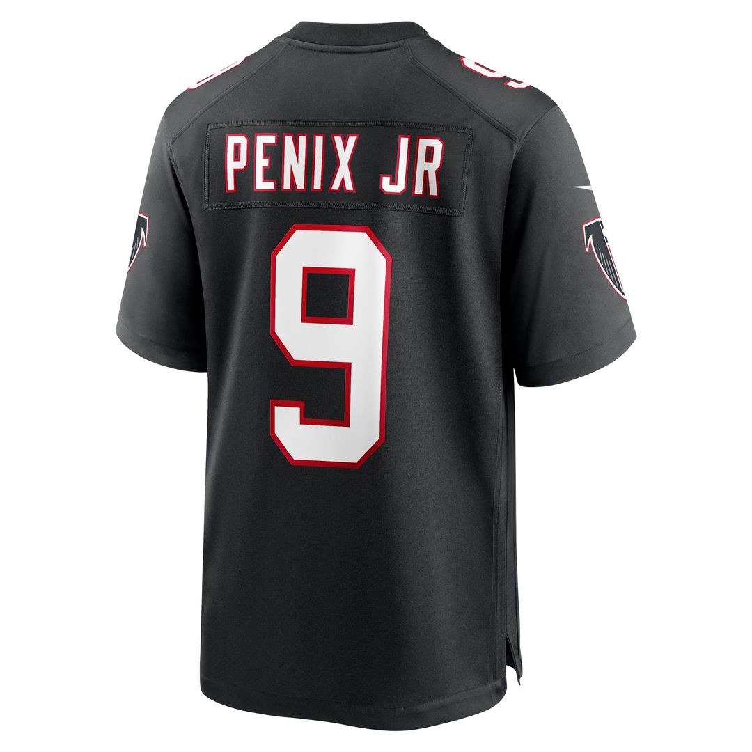 Michael Penix Jr. Atlanta Falcons Nike Alternate Game Jersey - Black Official NFL Team Apparel Football Fan Gear