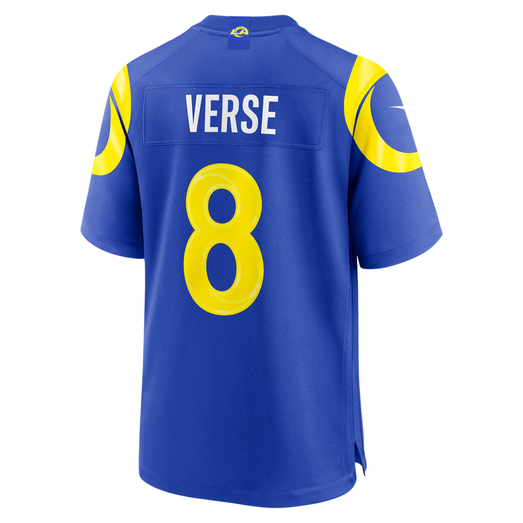 Jared Verse Los Angeles Rams Nike Team Game Player Jersey - Royal Official NFL Team Apparel Football Fan Gear