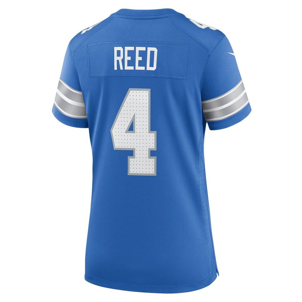 D.J. Reed Detroit Lions Nike Women's Team Game Jersey - Blue Official NFL Team Apparel Football Fan Gear