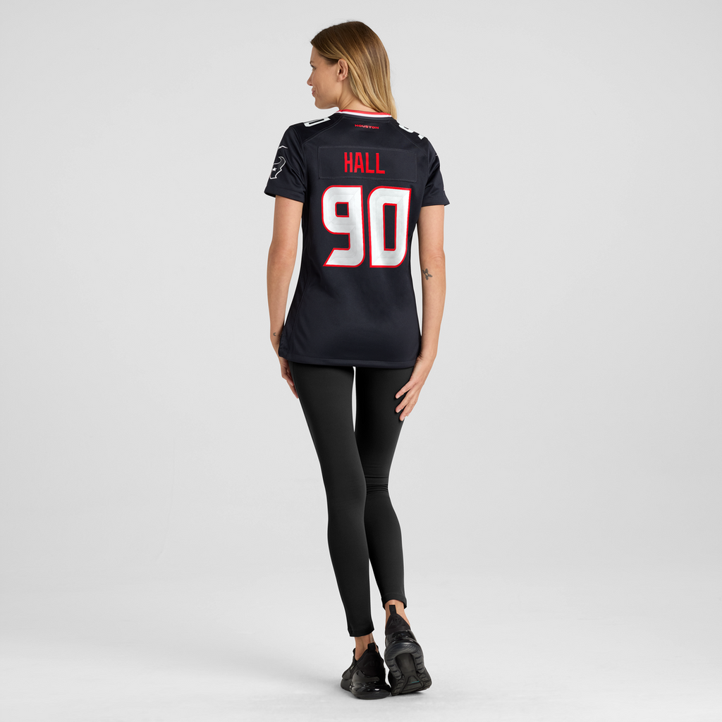 Logan Hall Houston Texans Nike Women's Team Game Jersey - Navy Official NFL Team Apparel Football Fan Gear