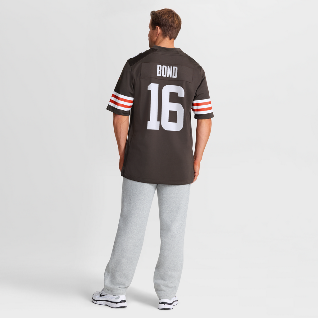 Isaiah Bond Cleveland Browns Nike Team Game Jersey - Brown Official NFL Team Apparel Football Fan Gear