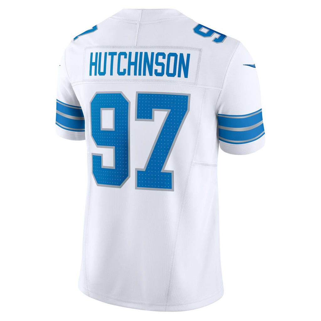Aidan Hutchinson Detroit Lions Nike Vapor F.U.S.E. Limited Jersey - White Official NFL Team Apparel Football Fan Gear