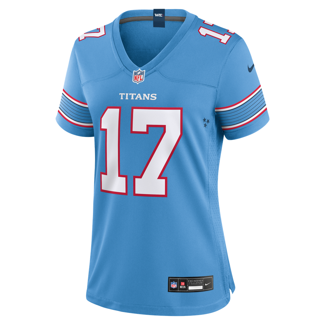 Chimere Dike Tennessee Titans Nike Women's Team Game Jersey - Light Blue Official NFL Team Apparel Football Fan Gear