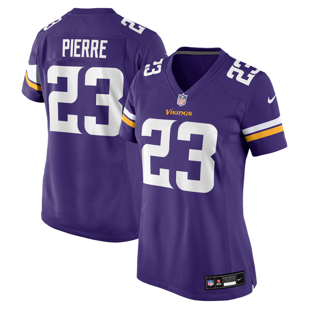 James Pierre Minnesota Vikings Nike Women's Team Game Jersey - Purple Official NFL Team Apparel Football Fan Gear