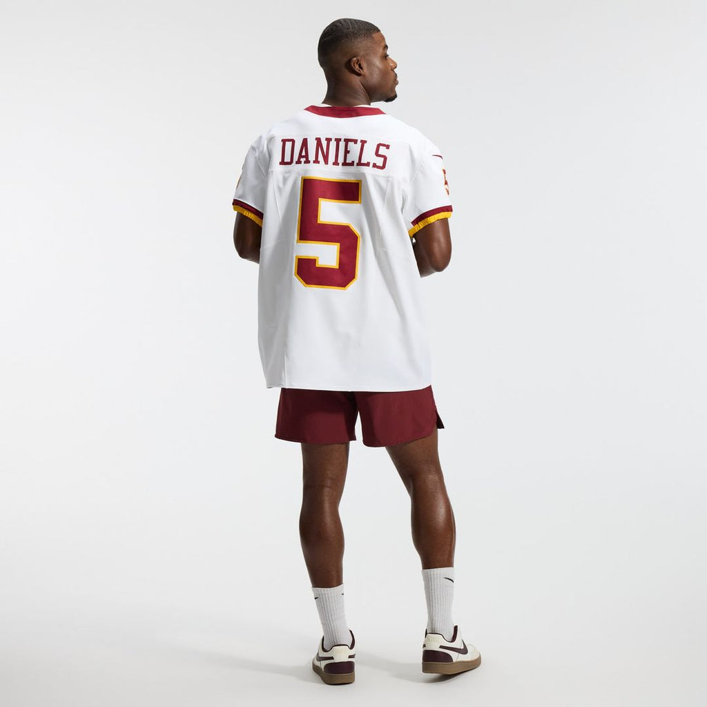 Jayden Daniels Washington Commanders Nike Alternate 2 Super Bowl Era Vapor F.U.S.E. Elite Jersey - White Official NFL Team Apparel Football Fan Gear