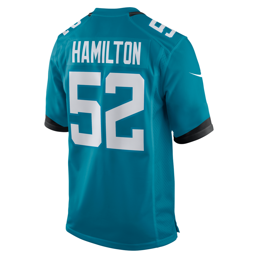 DaVon Hamilton Jacksonville Jaguars Nike Game Jersey - Black Official NFL Team Apparel Football Fan Gear