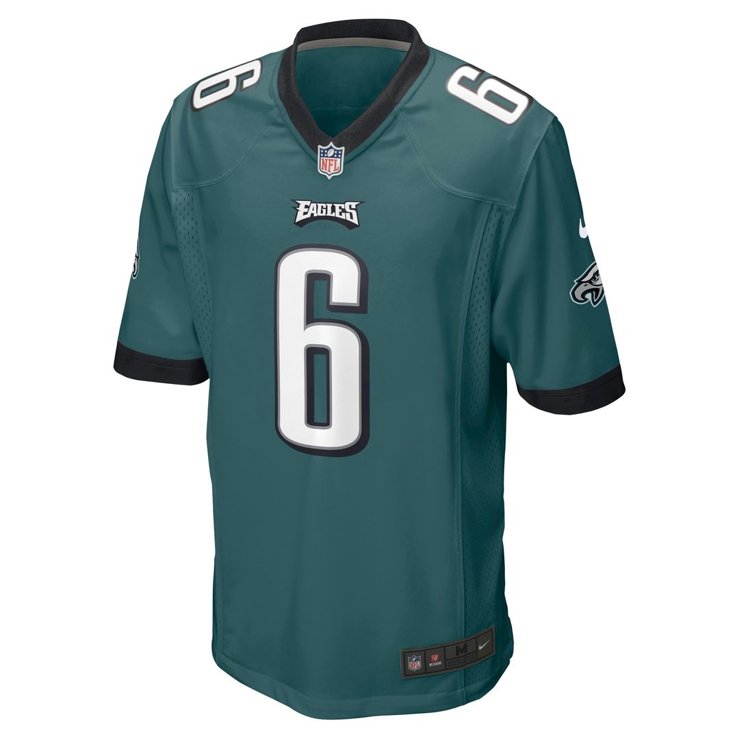 DeVonta Smith Philadelphia Eagles Nike Team Game Jersey - Midnight Green Official NFL Team Apparel Football Fan Gear