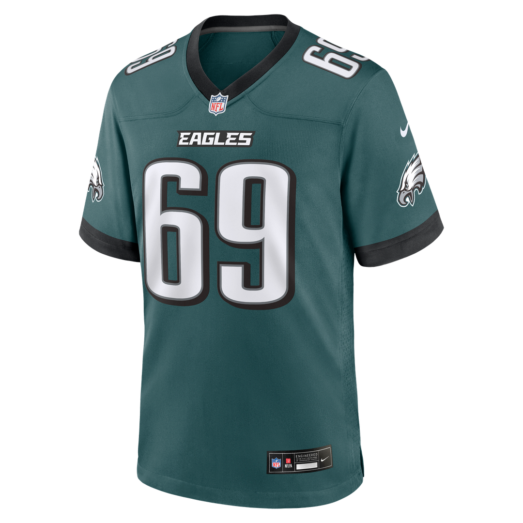 Landon Dickerson Philadelphia Eagles Nike Team Game Jersey - Midnight Green Official NFL Team Apparel Football Fan Gear