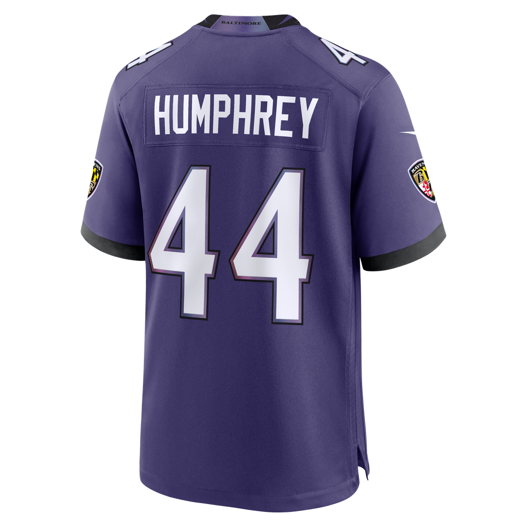 Marlon Humphrey Baltimore Ravens Nike Team Game Jersey - Purple Official NFL Team Apparel Football Fan Gear