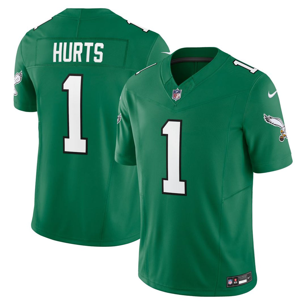Jalen Hurts Philadelphia Eagles Nike Vapor F.U.S.E. Limited Jersey - Kelly Green Official NFL Team Apparel Football Fan Gear