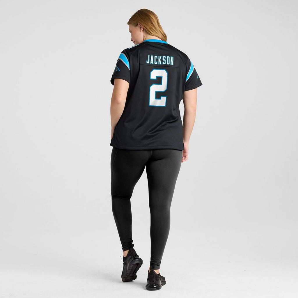 Mike Jackson Carolina Panthers Nike Women's Game Jersey - Black Official NFL Team Apparel Football Fan Gear