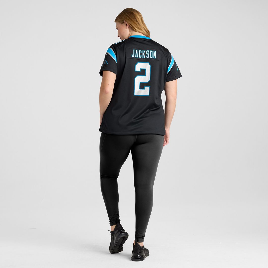 Mike Jackson Carolina Panthers Nike Women's Game Jersey - Black Official NFL Team Apparel Football Fan Gear