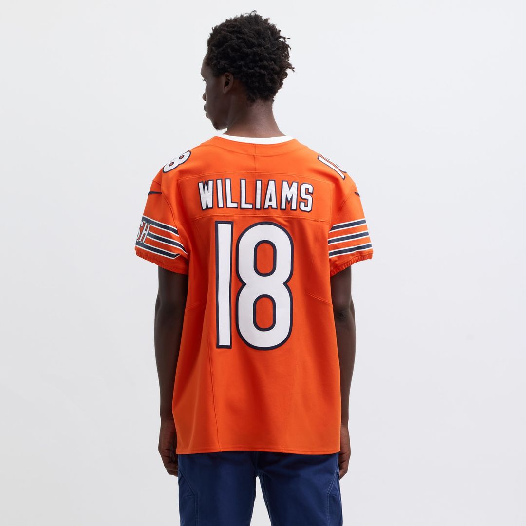 Caleb Williams Chicago Bears Nike Alternate Vapor F.U.S.E. Elite Jersey - Orange Official NFL Team Apparel Football Fan Gear