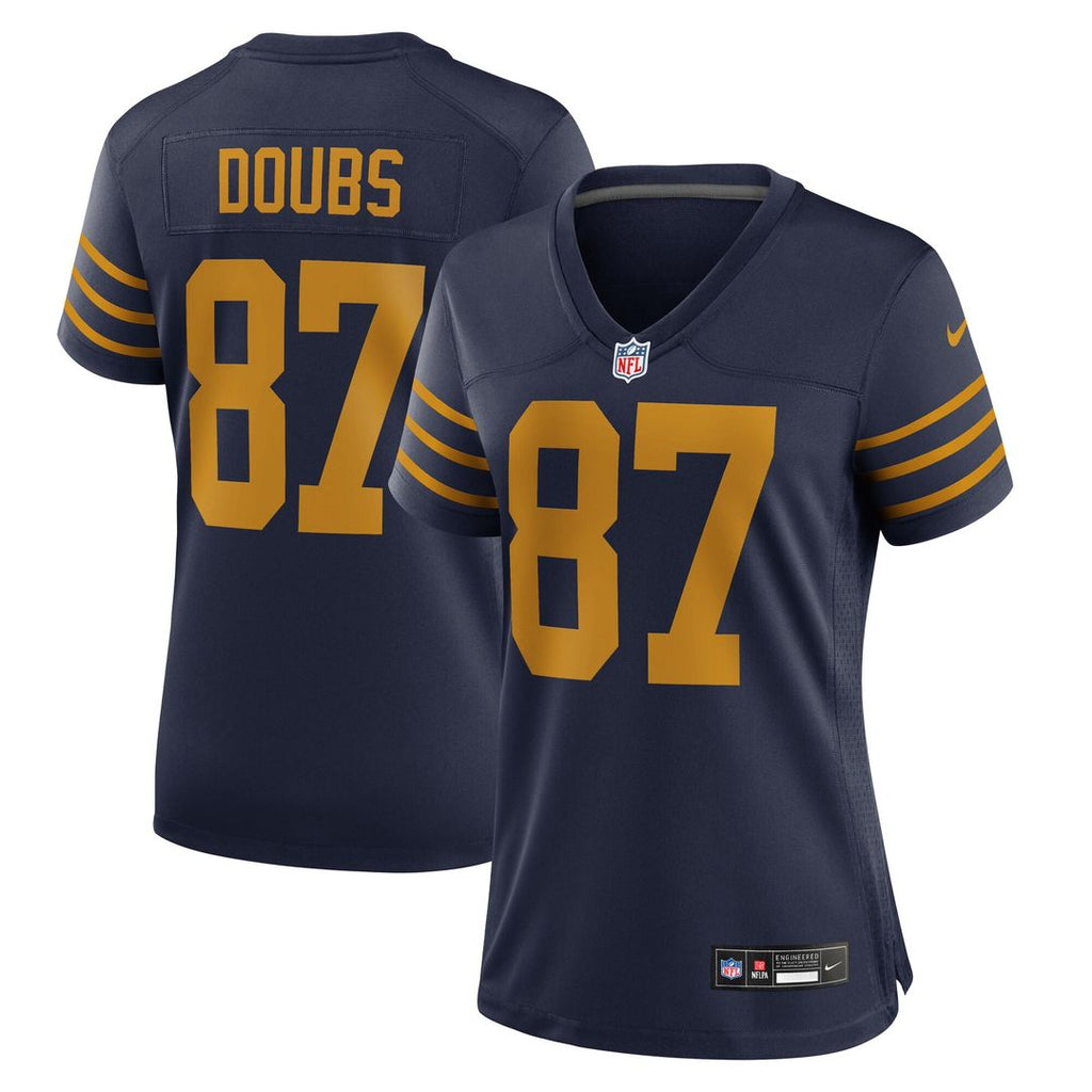 Romeo Doubs Green Bay Packers Nike Women's The 1923 Classic Game Jersey - Navy Official NFL Team Apparel Football Fan Gear