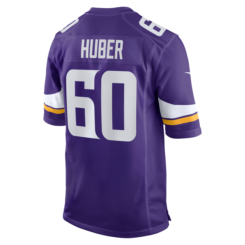 Joe Huber Minnesota Vikings Nike Team Game Jersey - Purple Official NFL Team Apparel Football Fan Gear