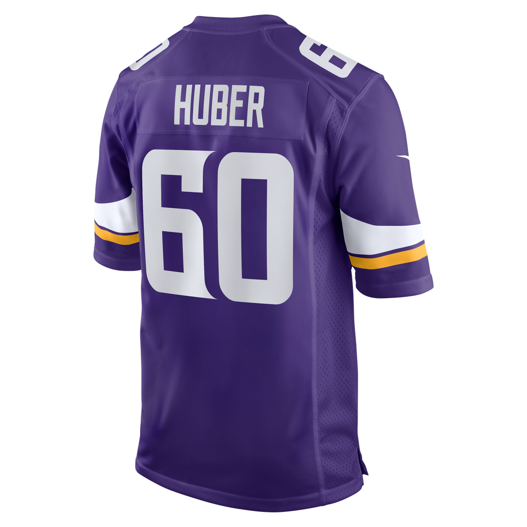Joe Huber Minnesota Vikings Nike Team Game Jersey - Purple Official NFL Team Apparel Football Fan Gear