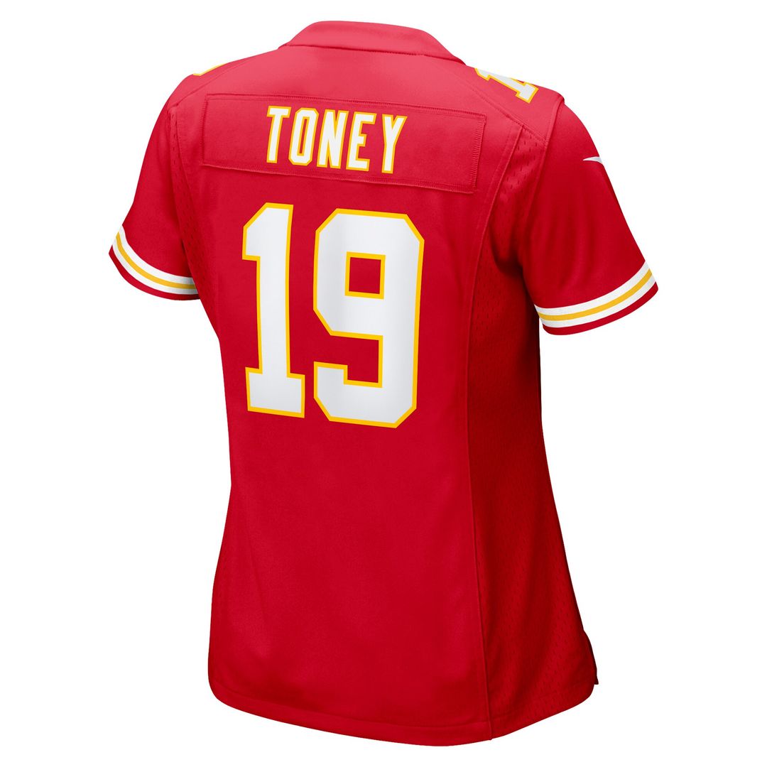 Kadarius Toney Kansas City Chiefs Nike Women's Game Player Jersey - Red Official NFL Team Apparel Football Fan Gear