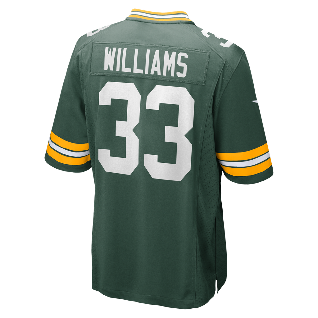Evan Williams Green Bay Packers Nike Game Jersey - Green Official NFL Team Apparel Football Fan Gear