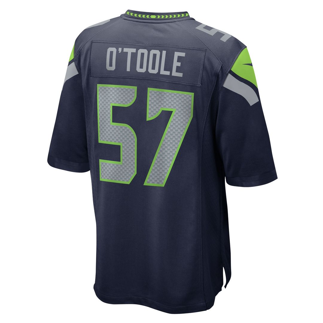 Connor O'Toole Seattle Seahawks Nike Team Game Jersey - College Navy Official NFL Team Apparel Football Fan Gear