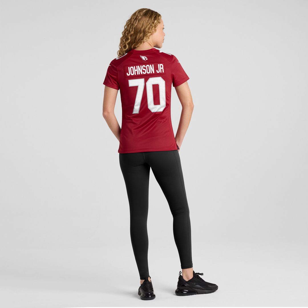 Paris Johnson Jr. Arizona Cardinals Nike Women's Game Jersey - Cardinal Official NFL Team Apparel Football Fan Gear