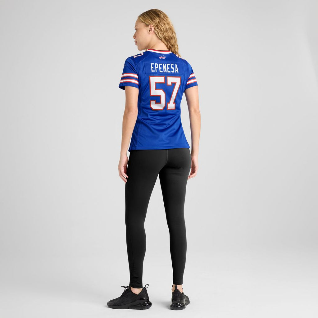 A.J. Epenesa Buffalo Bills Nike Women's Game Jersey - Royal Official NFL Team Apparel Football Fan Gear