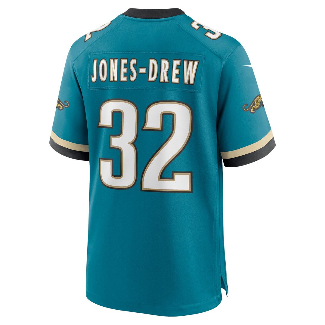 Maurice Jones-Drew Jacksonville Jaguars Nike Retired Player Alternate Game Jersey - Teal Official NFL Team Apparel Football Fan Gear