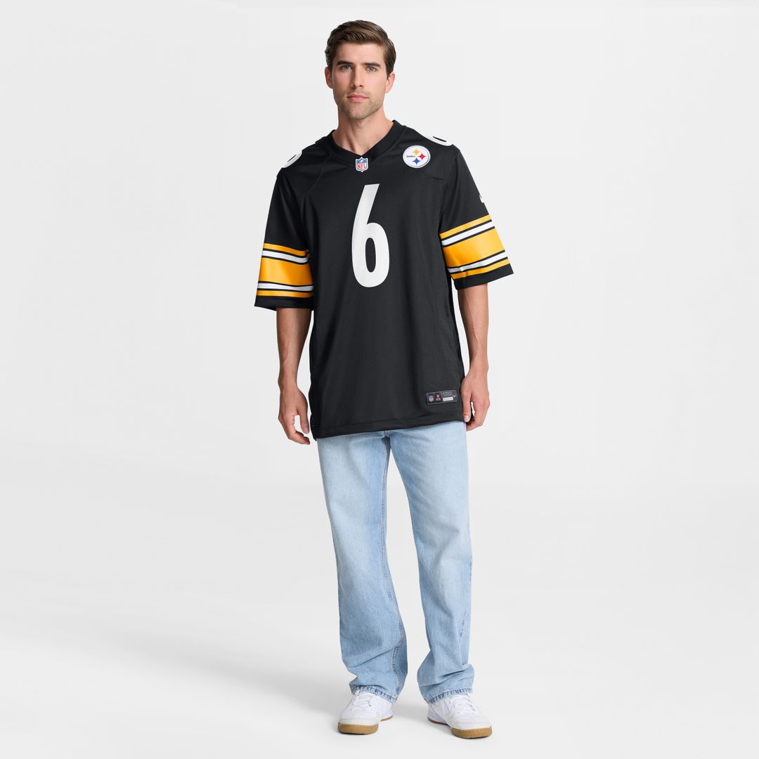 Patrick Queen Pittsburgh Steelers Nike Alternate 1933 Throwback Game Jersey - Gold Official NFL Team Apparel Football Fan Gear