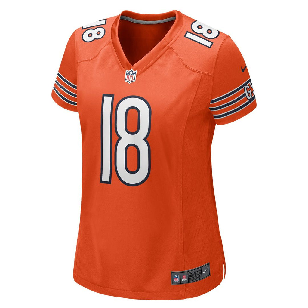 Caleb Williams Chicago Bears Nike Women's Alternate Game Jersey - Orange Official NFL Team Apparel Football Fan Gear