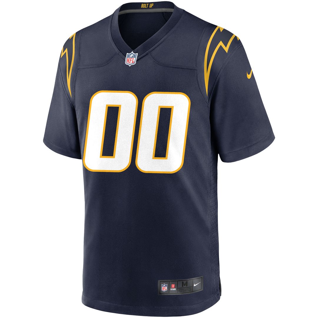 Los Angeles Chargers Nike Alternate Custom Game Jersey - Royal Official NFL Team Apparel Football Fan Gear