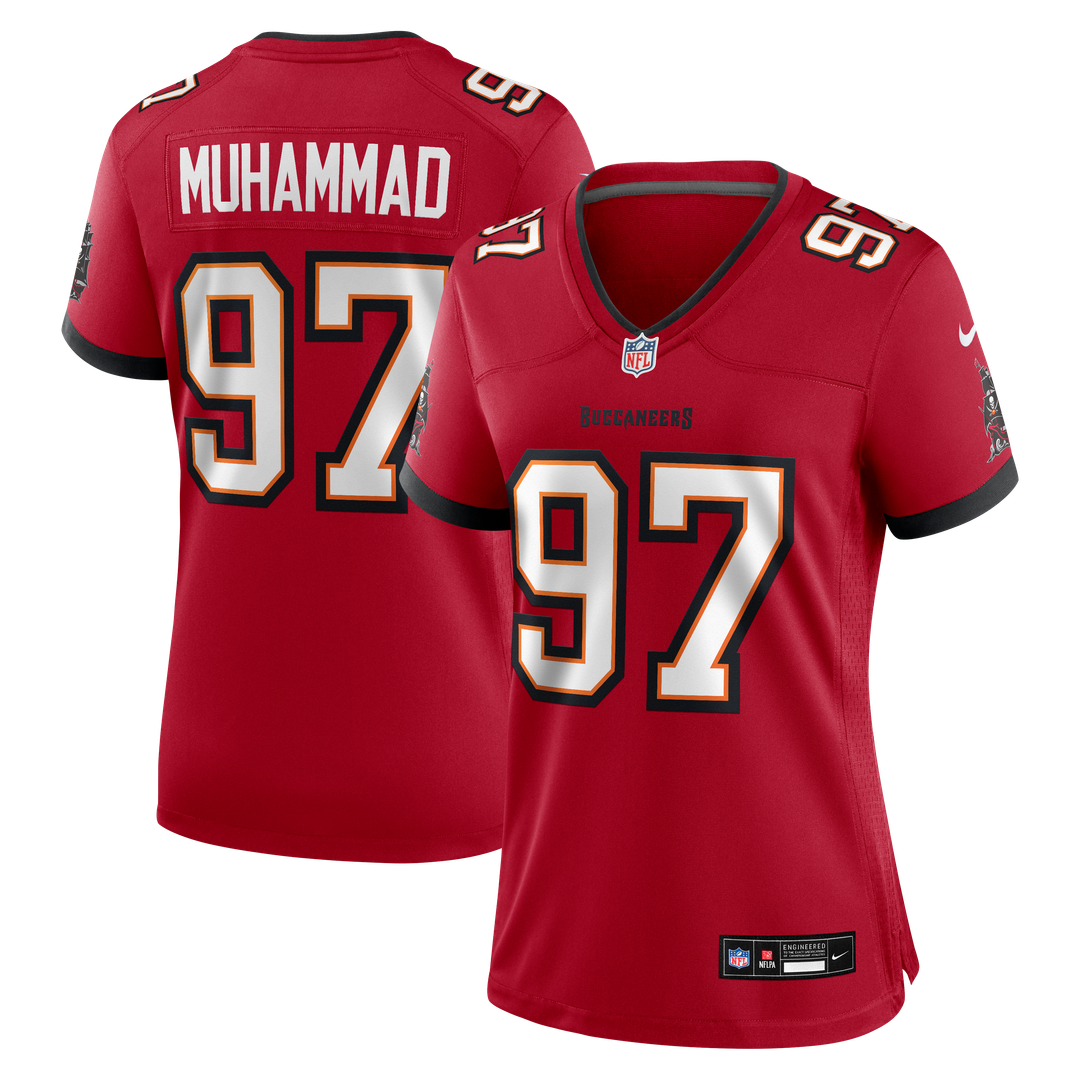 Al-Quadin Muhammad Tampa Bay Buccaneers Nike Women's Team Game Jersey - Red Official NFL Team Apparel Football Fan Gear