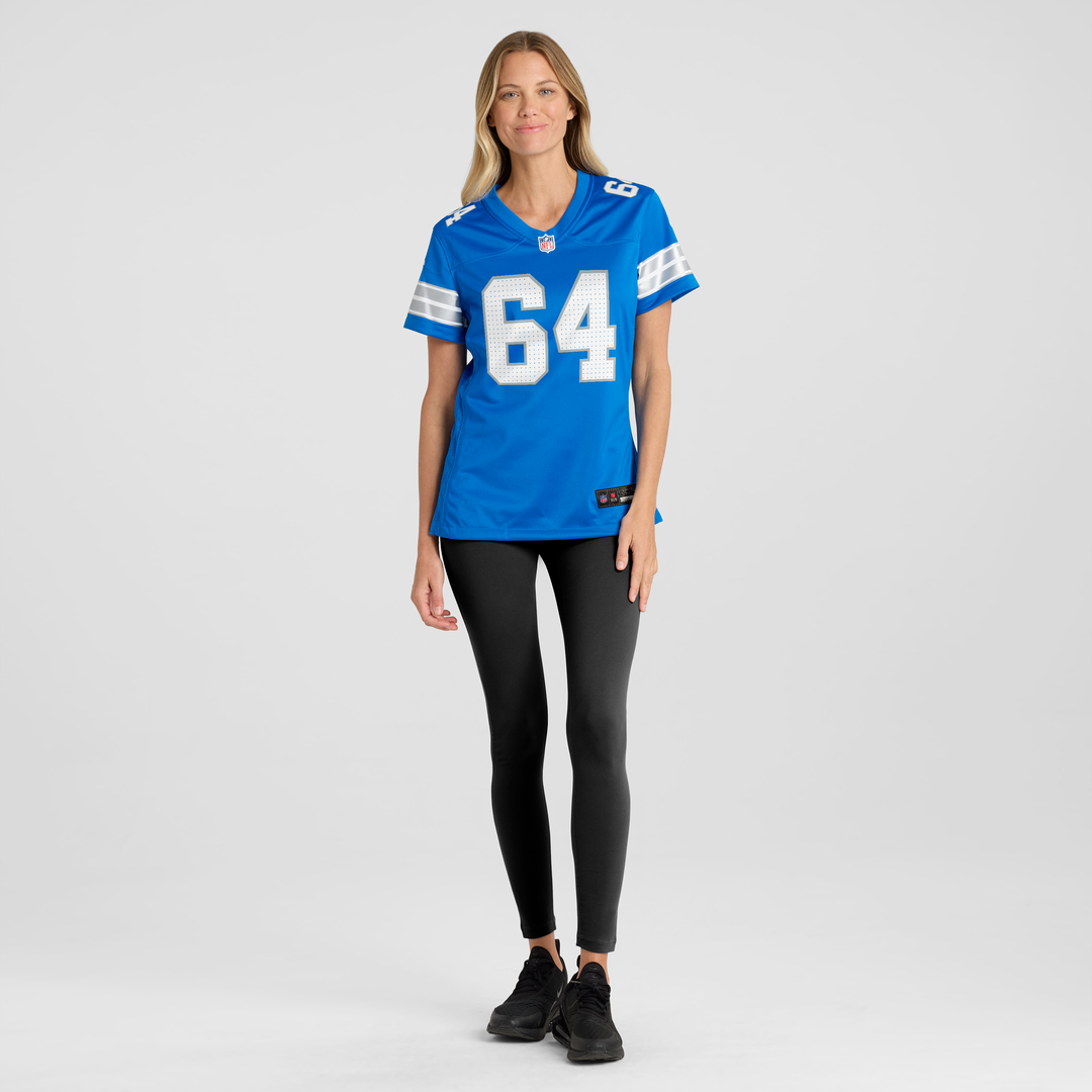 Cade Mays Detroit Lions Nike Women's Team Game Jersey - Blue Official NFL Team Apparel Football Fan Gear
