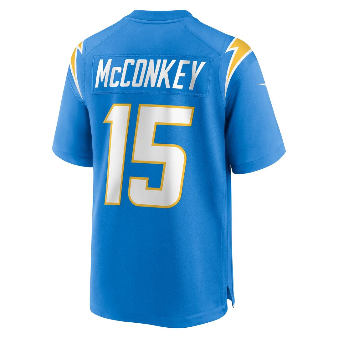 Ladd McConkey Los Angeles Chargers Nike Alternate Charger Power Game Player Jersey - Gold Official NFL Team Apparel Football Fan Gear