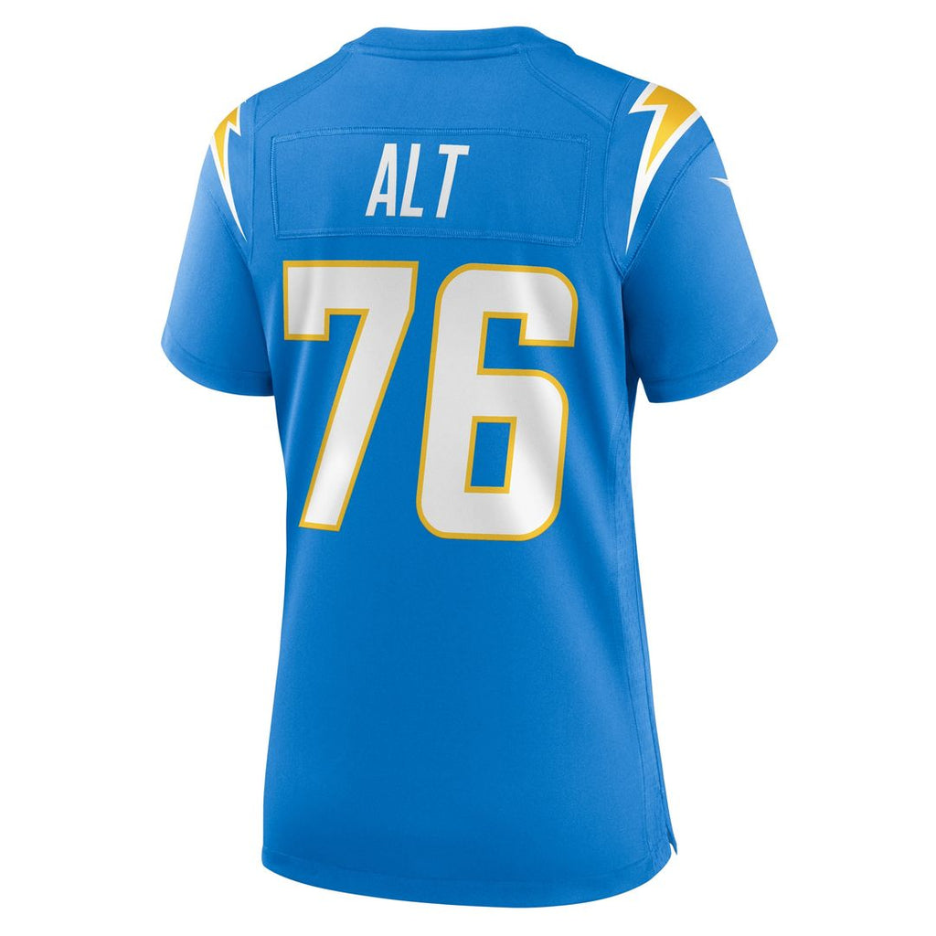 Joe Alt Los Angeles Chargers Nike Women's Game Jersey - Powder Blue Official NFL Team Apparel Football Fan Gear