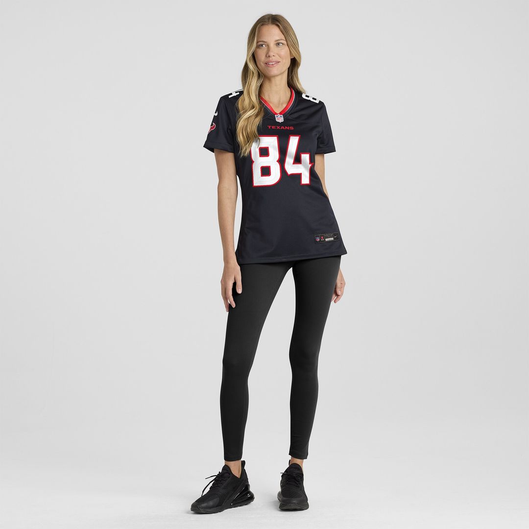Justin Watson Houston Texans Nike Women's Team Game Jersey - Navy Official NFL Team Apparel Football Fan Gear