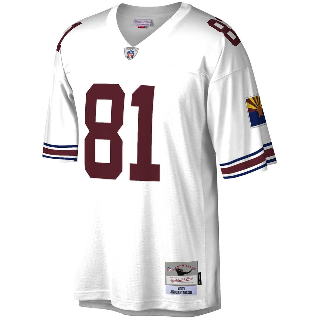 Anquan Boldin Arizona Cardinals Mitchell & Ness Legacy Replica Jersey - White Official NFL Team Apparel Football Fan Gear