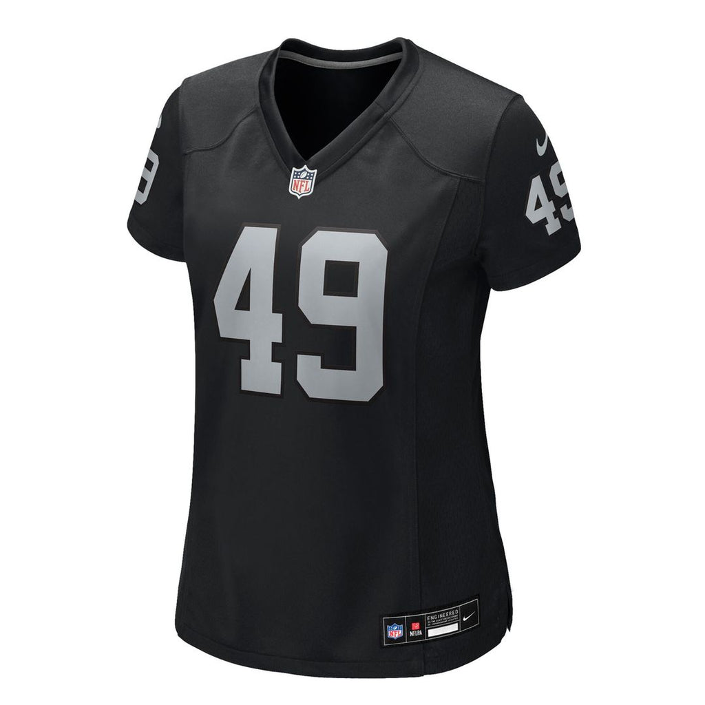Charles Snowden Las Vegas Raiders Nike Women's Team Game Jersey - Black Official NFL Team Apparel Football Fan Gear