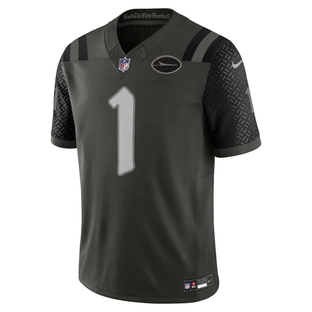 Ahmad Sauce Gardner New York Jets Nike 2025 Rivalries Collection Stitched Limited Jersey - Gotham Green Official NFL Team Apparel Football Fan Gear