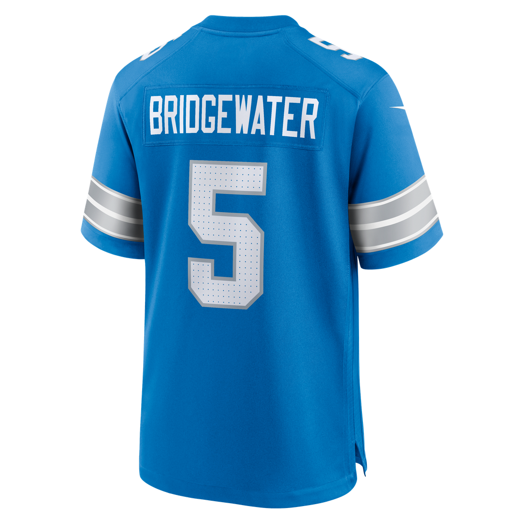 Teddy Bridgewater Detroit Lions Nike Team Game Jersey - Blue Official NFL Team Apparel Football Fan Gear