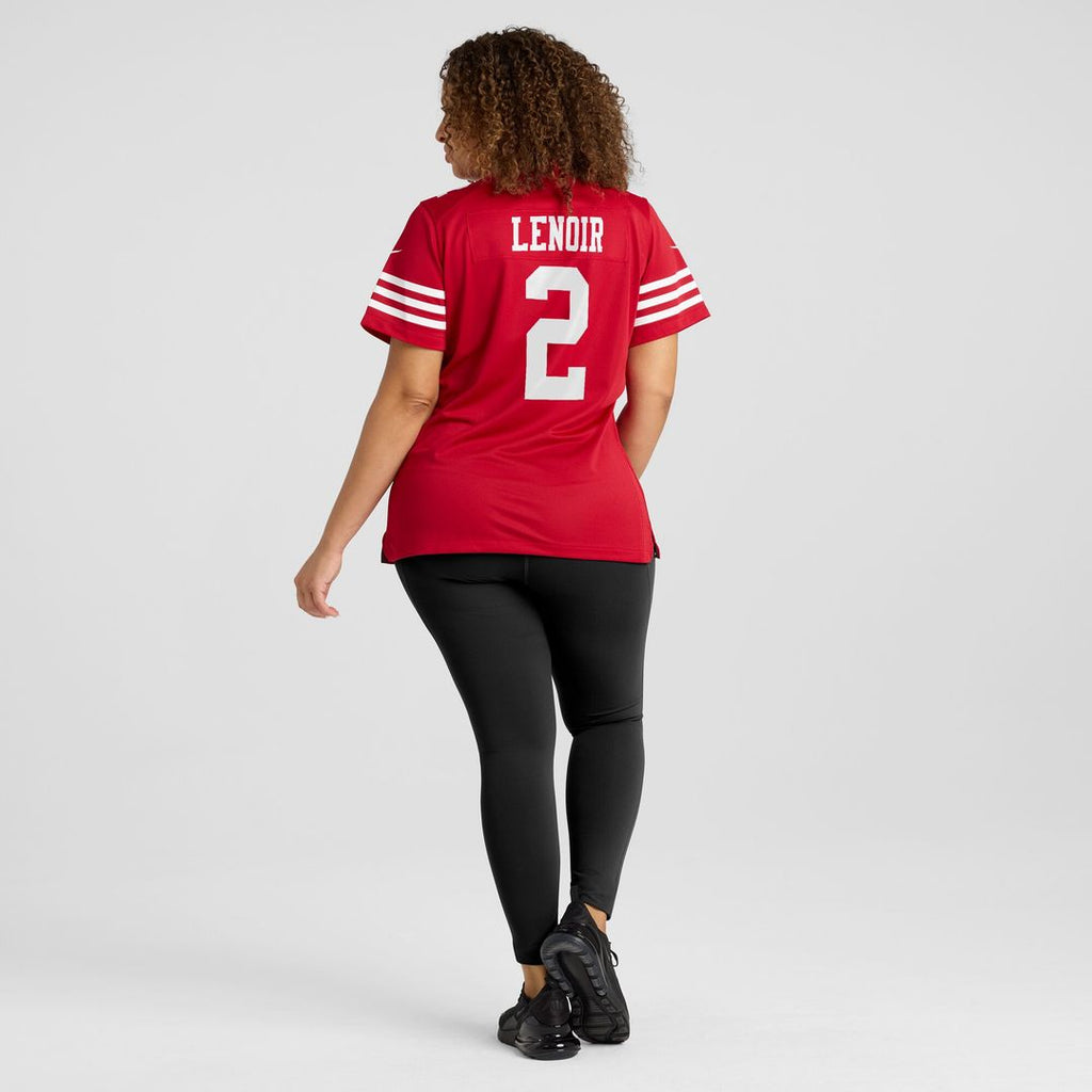 Deommodore Lenoir San Francisco 49ers Nike Women's Game Jersey - Scarlet Official NFL Team Apparel Football Fan Gear