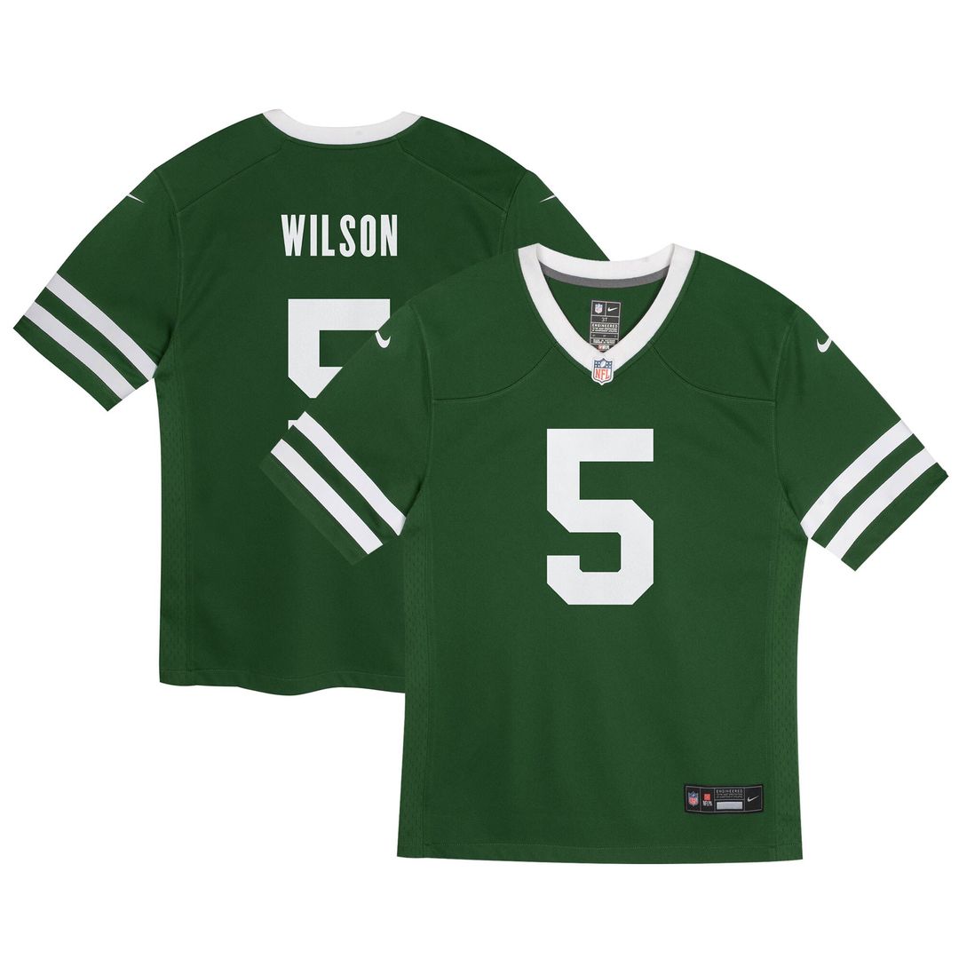 Garrett Wilson New York Jets Nike Toddler Game Jersey - Legacy Green Official NFL Team Apparel Football Fan Gear