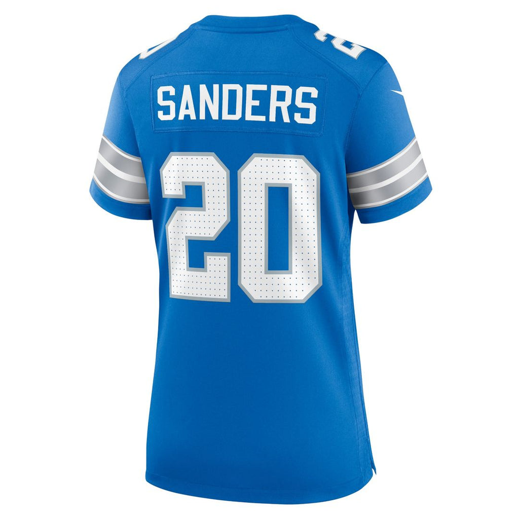 Barry Sanders Detroit Lions Nike Women's Retired Player Game Jersey - Blue Official NFL Team Apparel Football Fan Gear