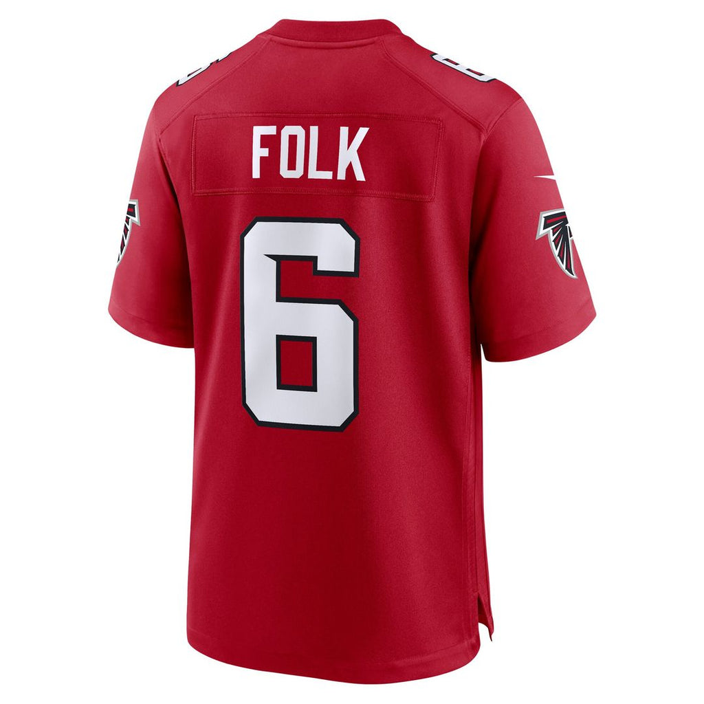 Nick Folk Atlanta Falcons Nike Team Game Jersey - Red Official NFL Team Apparel Football Fan Gear